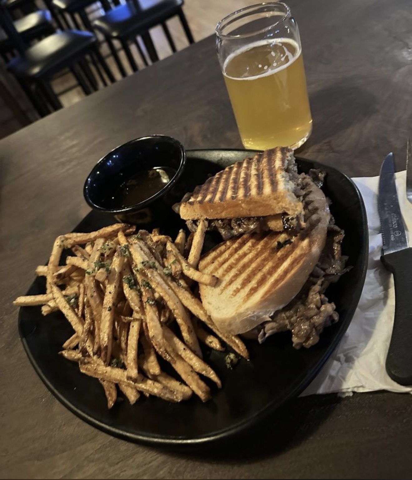 Shaved Ribeye Panini