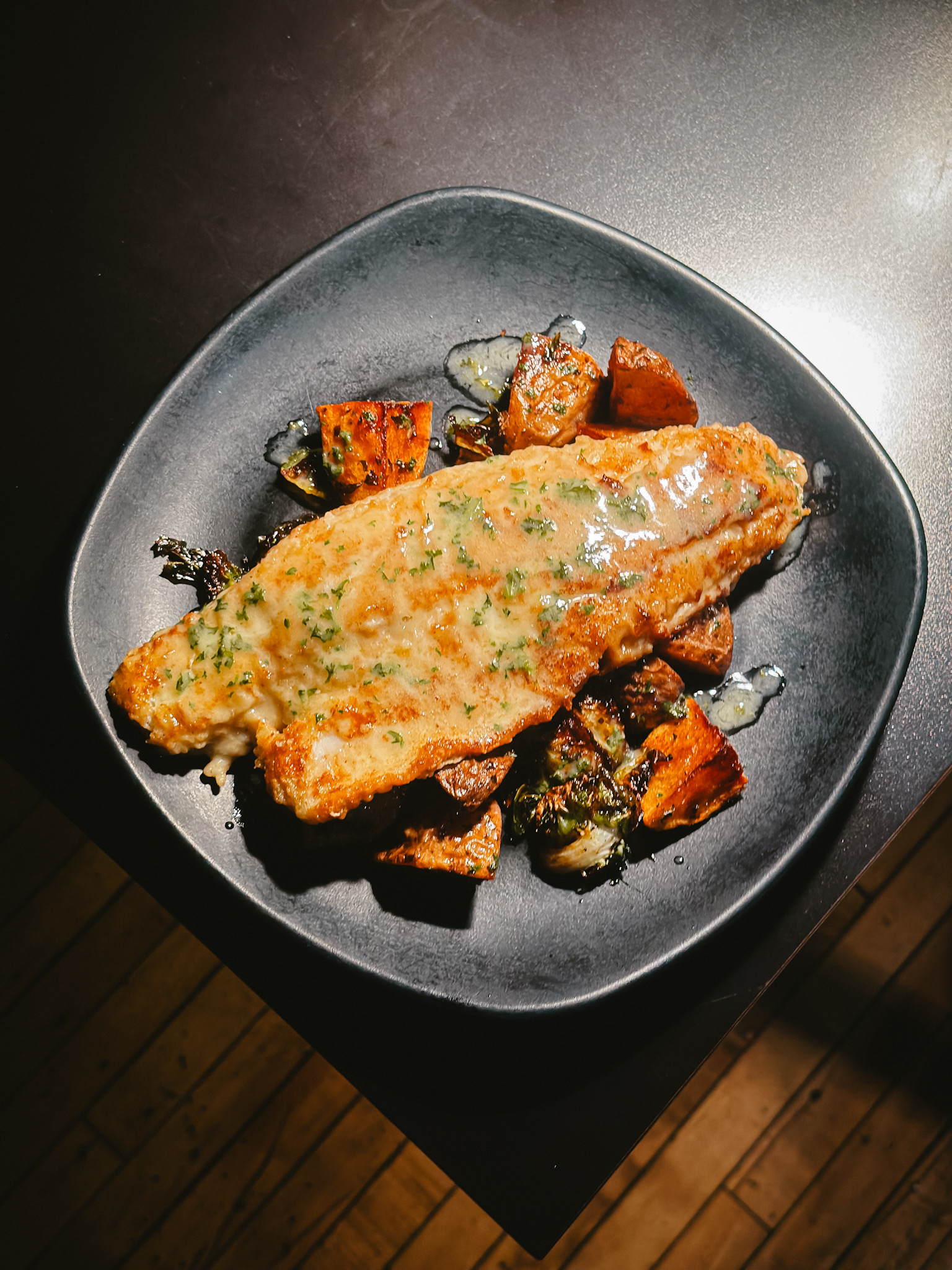 Craft plate from the Heights kitchen