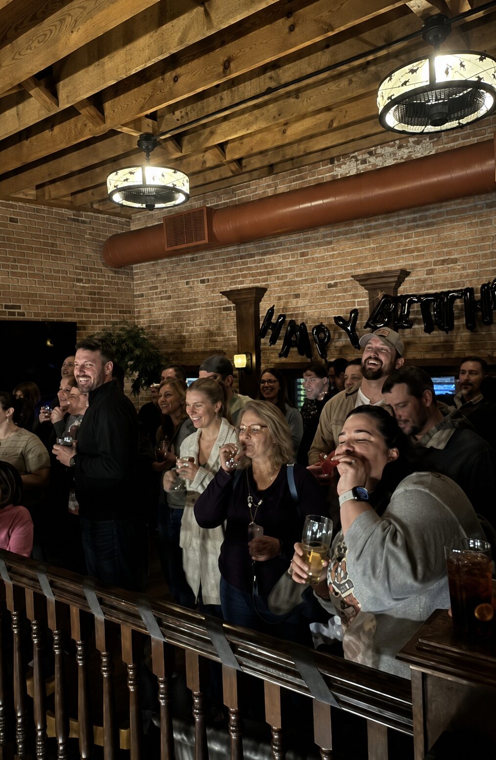 Guests celebrating in the Private Parlor
